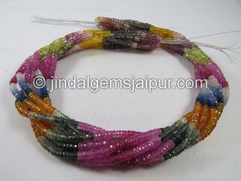 Multi Sapphire Faceted Tyre